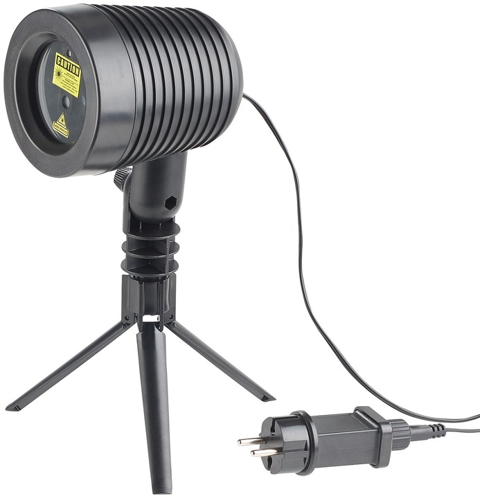 Actual product image Lunartec Laser projector with star rain light effect