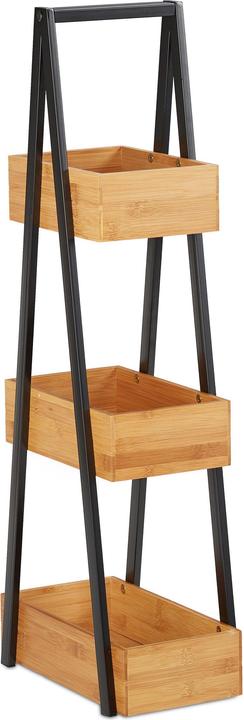 Immagine prodotto Relaxdays Scaffale per il bagno (18 x 30 x 81 cm)