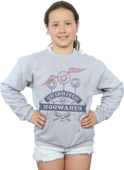 Produktbild Quidditch At Hogwarts Sweatshirt Mädchen (128)