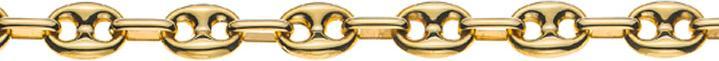 Immagine prodotto Natsumi Schmuck Collana in oro giallo 18K/750 con ancora di nave, 45cm (Oro giallo 750/18 K Oro giallo)