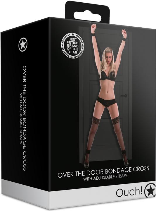 Actual product image Ouch! Over the Door Bondage Cross