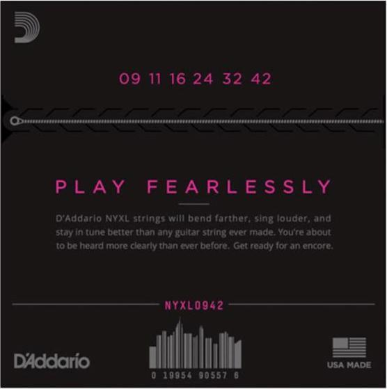 Produktbild D'Addario Daddario NYXL0942 Nickel Wound E-Gitarre Saiten Super Light 9-42 (42 x, E-Gitarre)