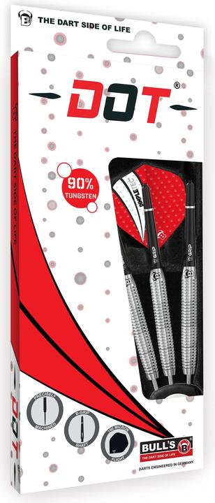 Image du produit Bulls BULL'S Dot D7 90% Tungsten Fléchettes en acier 1 jeu (25 g)