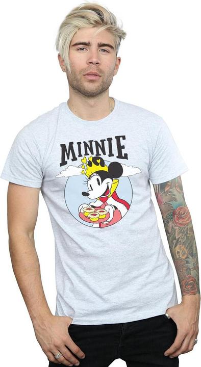 Actual product image Disney Mens Minnie Mouse Queen T-Shirt (S)