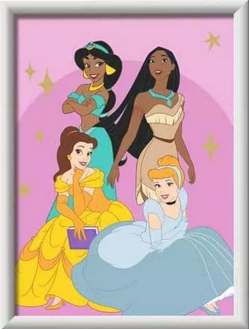 Actual product image Ravensburger Painting by numbers - Disney Princesses