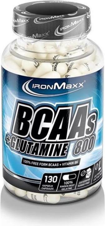 Produktbild IronMaxx BCAAs und Glutamin 800 (130 Stück, Kapseln, 500 g)