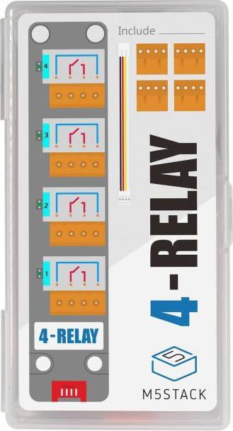 Produktbild M5Stack 4-Relais Einheit