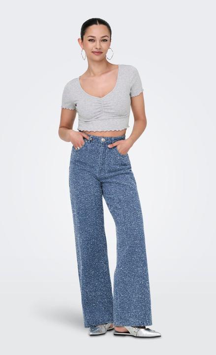 Produktbild Only ONLAMAYA Hohe Taille Weiter Beinschnitt Jeans Jeans mit weitem Bein (W31/L30)