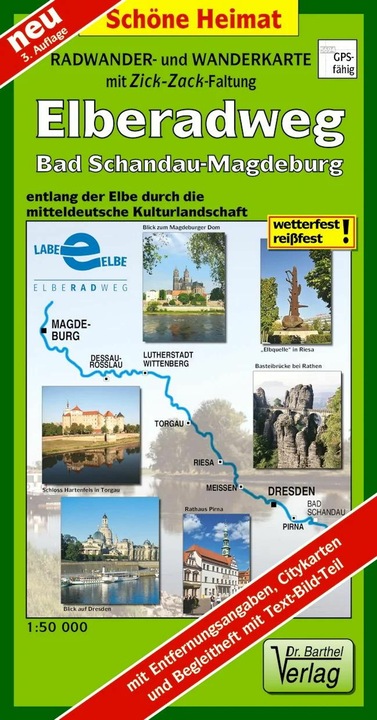 Immagine prodotto Mappa del dottor Barthel Percorso ciclabile dell'Elba Bad Schandau-Magdeburg