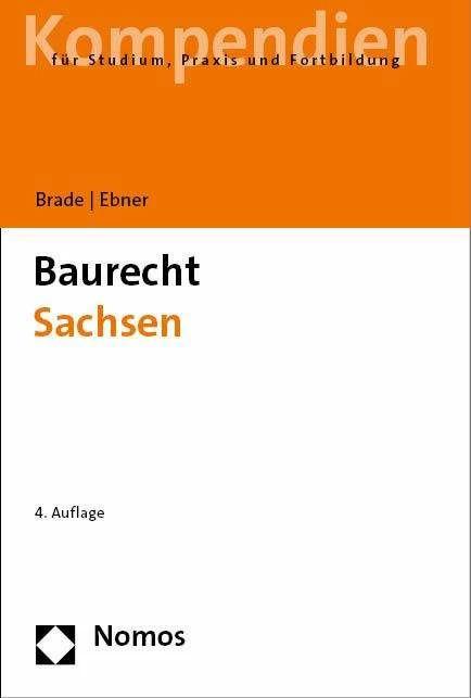 Immagine prodotto Baurecht Sachsen (Tedesco, Alexander Brade, Anette Ebner, 2023)