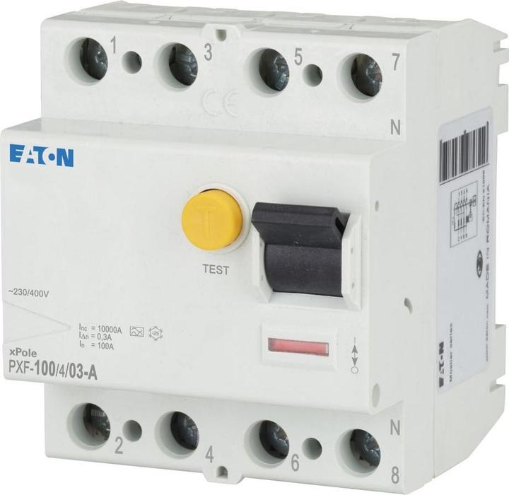 Produktbild Eaton 102883 FI-Schutzschalter 4poli