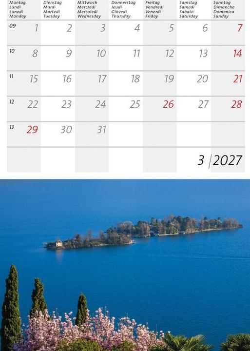 Actual product image Kleiner Schweizer Kalender 2027 (14.8 x 22 cm)