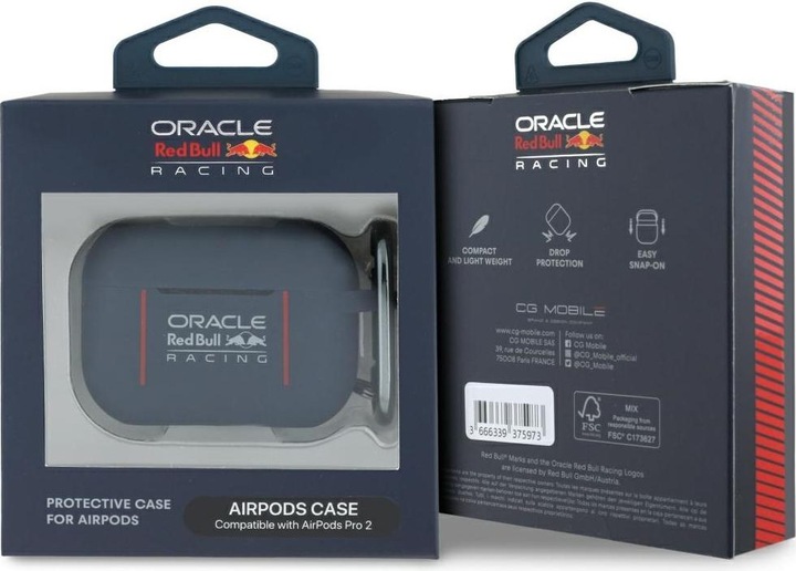 Immagine prodotto Red Bull Silicone Logo & Lines Case for AirPods Pro 2 Navy Blue
