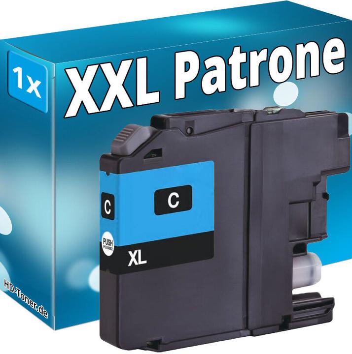 Actual product image Druckfuxx 1x XL PATRONEN kompatibel BROTHER ProSerie MFC-J6925DW Kartusche LC-12EC