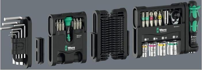 Productafbeelding Wera Tool-Check Modular Set (Cross Phillips PH, Kruis Pozidriv PZ, Schroefgleuf, Zeskantbus TX)
