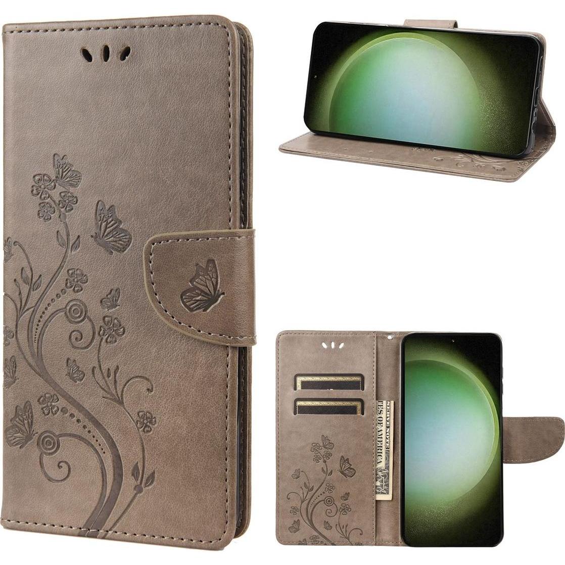 König Design Hülle Handy Schutz für Samsung Galaxy S23 Plus Ultra Case Cover Tasche Wallet (Samsung Galaxy S23 Ultra), S...
