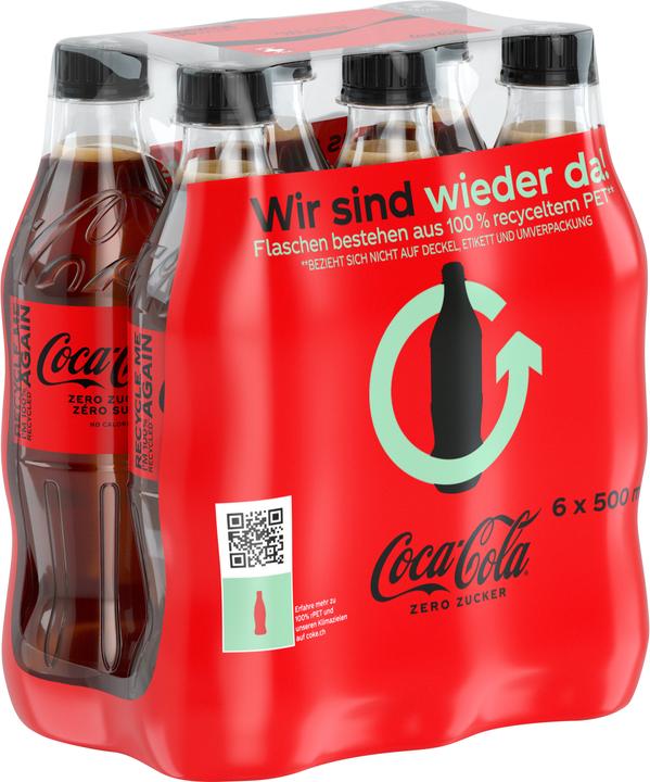 Coca Cola Zero (6 x 50 cl)