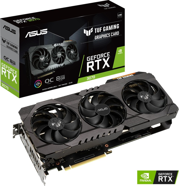 Produktbild ASUS GeForce TUF RTX 3070 O8G V2 Gaming (8 GB)
