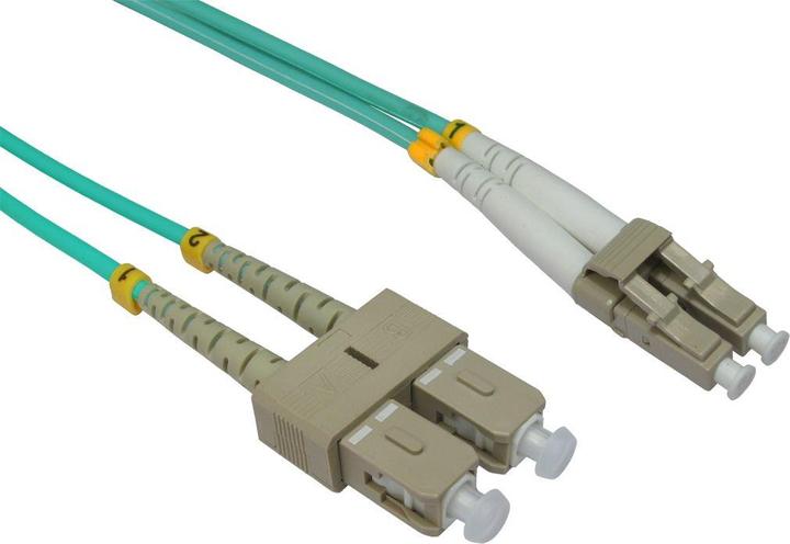 Actual product image Cables Direct CDL 3m OM3 Fibre Optic Cable LC-SC (3 m)