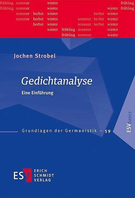 Produktbild Gedichtanalyse (Deutsch, Jochen Strobel, 2015)