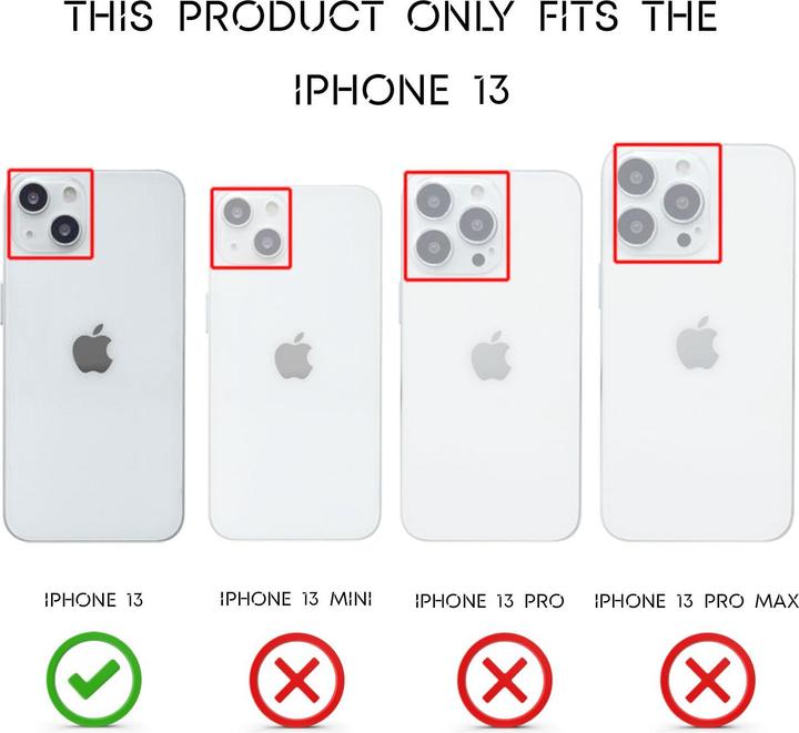 Produktbild Nalia Carbon Look Silikon Handyhülle (Apple iPhone 13)