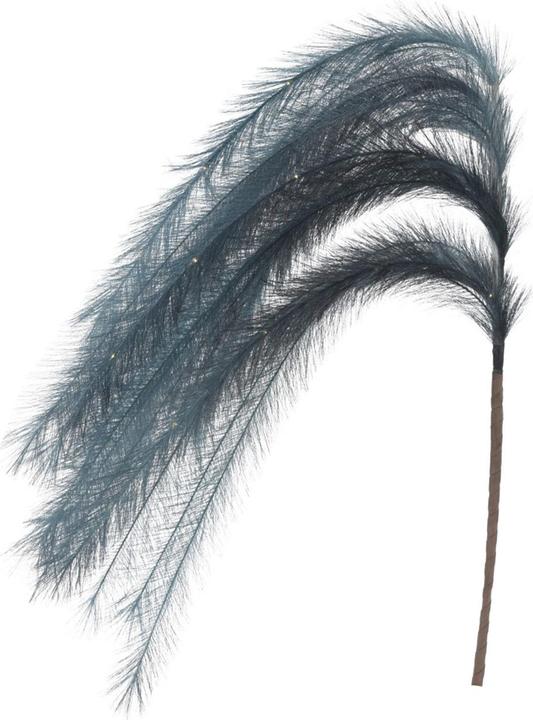 Immagine prodotto Casativo Decorazione illuminata 6 piume, decorazione di piume con LED e funzione timer, verde scuro, 130 cm