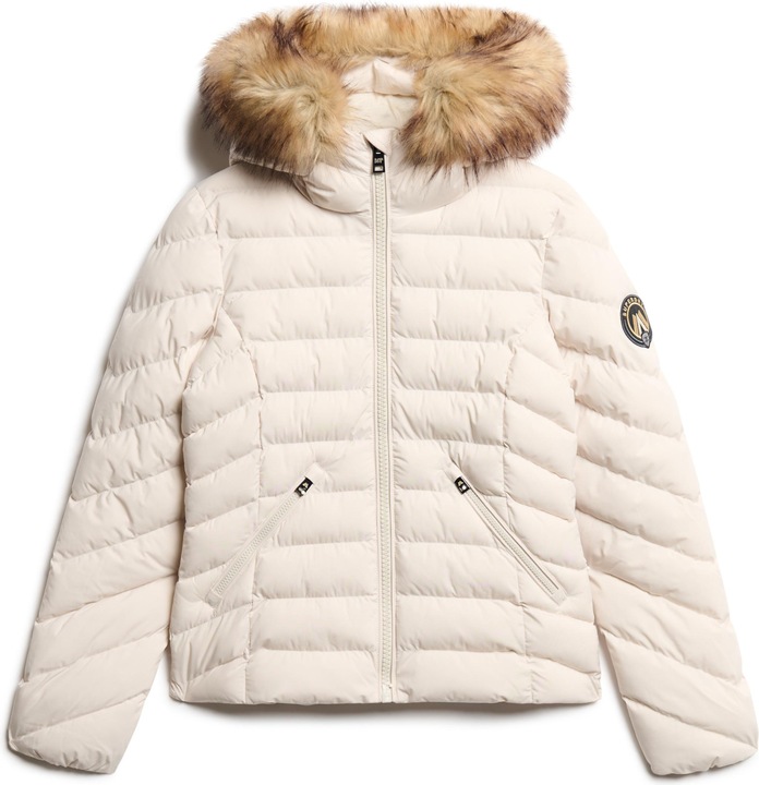 Produktbild Superdry gepolsterte daunenjacke, fuji faux fur (XS)