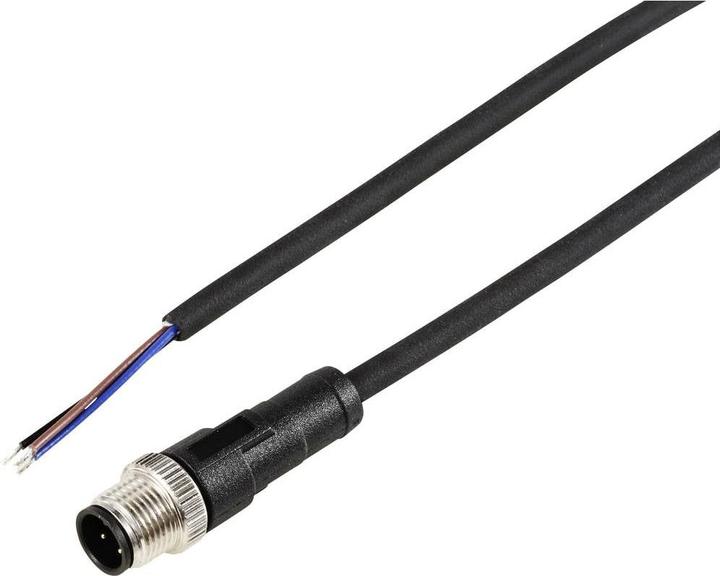 Produktbild Tru Components TC-12833168 Sensor-/Aktor-Anschlussleitung M12 Stecker, gerade 10
