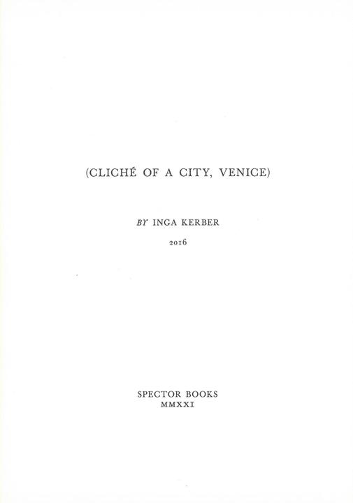 Produktbild (Cliché of a City, Venice) (Deutsch, Englisch, Italienisch, Petra Reski, 2021)
