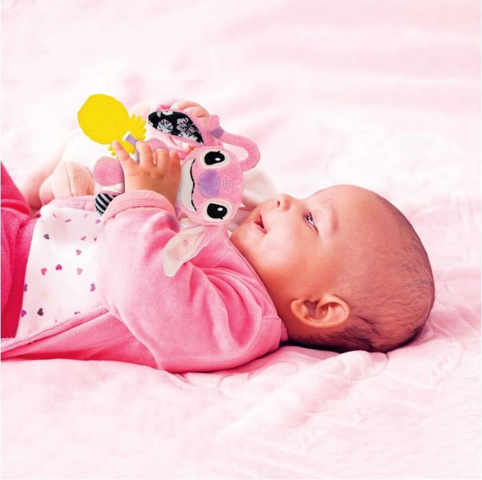 Image du produit Clementoni Bébé Stitch Hochet doux rose