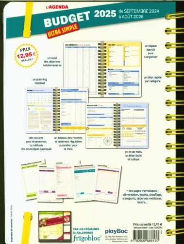 Produktbild L'agenda budget ultra simple 2025