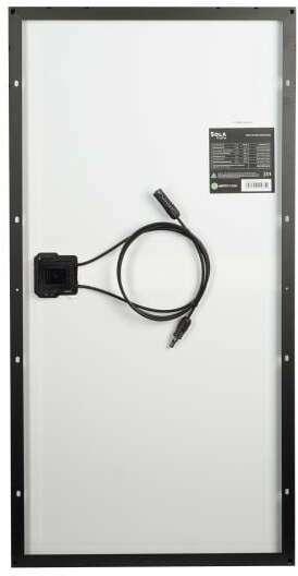 Produktbild Wattstunde Solarpanel SOLA Frame Black 120 Wp (120 W, 6.75 kg)