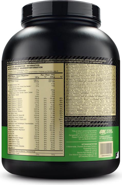 Actual product image Optimum Nutrition Serious Mass (Banana, 1 x, 2722 g)