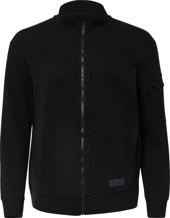 Produktbild s.Oliver Sweatshirt Jacke Melierte Sweatjacke mit Ärmeltasche (3XL)