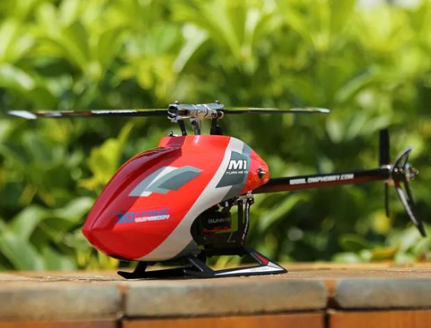 Actual product image OMP Hobby Helicopter M1 EVO Flybarless, 3D, Red BNF