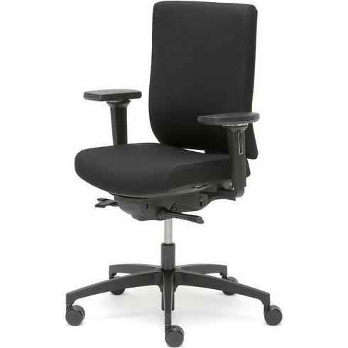 Dauphin, Bürostuhl, Drehstuhl AJ 4845 L NPR Kunststoff Schwarz
