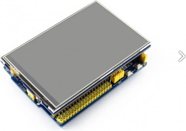 Actual product image WaveShare 4inch TFT Touch Screen Shield for Arduino