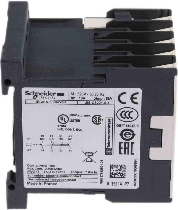 Image du produit Schneider Electric Relais électromagnétique CA2KN22P7