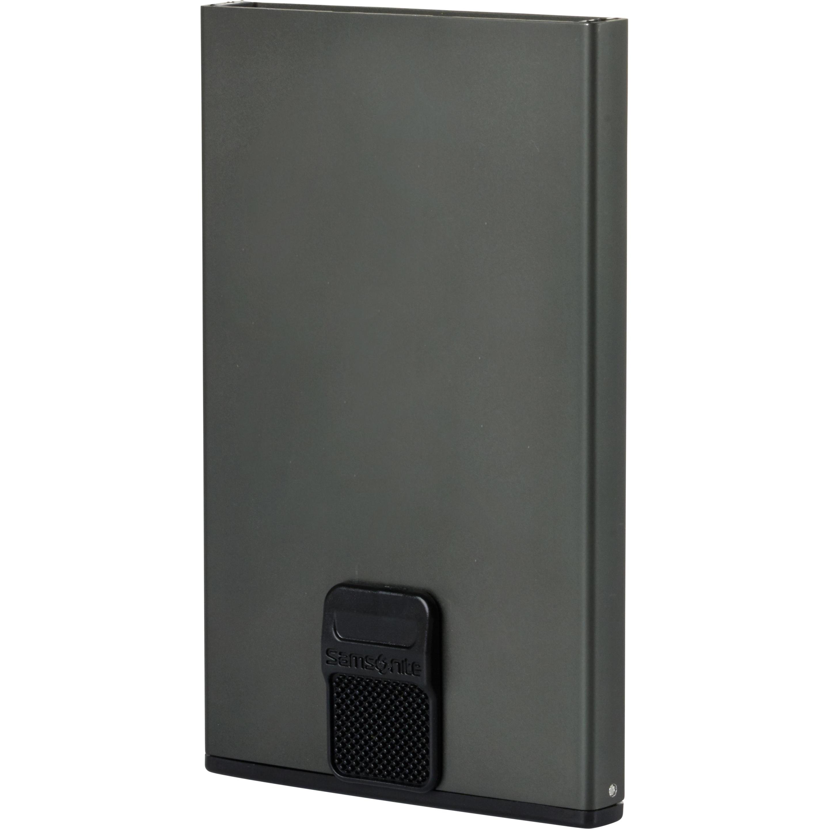 Samsonite, Herren, Portemonnaie, Alu Fit, Grau