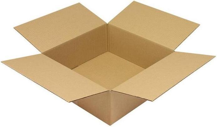 Actual product image Transpak Folding carton 1-wall dimensions 400x400x150mm quality 1.30 C brown brown (25x)