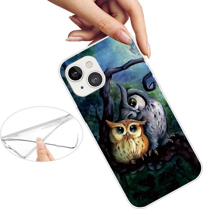 Immagine prodotto Ueli Express iPhone 14 Cover protettiva in gomma super sottile Gufo (Apple iPhone 14)