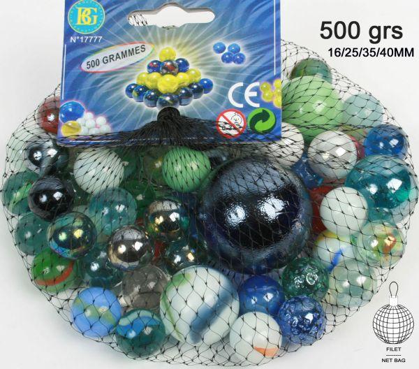 B&G International Marbles 60 pcs, 500g in net