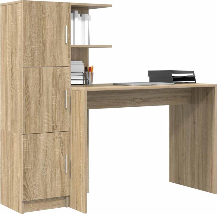 Image du produit vidaXL Schreibtisch für Zuhause (133.50 x 50 x 124 cm)