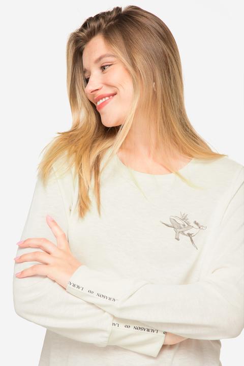 Image du produit Laurasøn T-shirt à col rond et manches longues, OEKO-TEX (S)