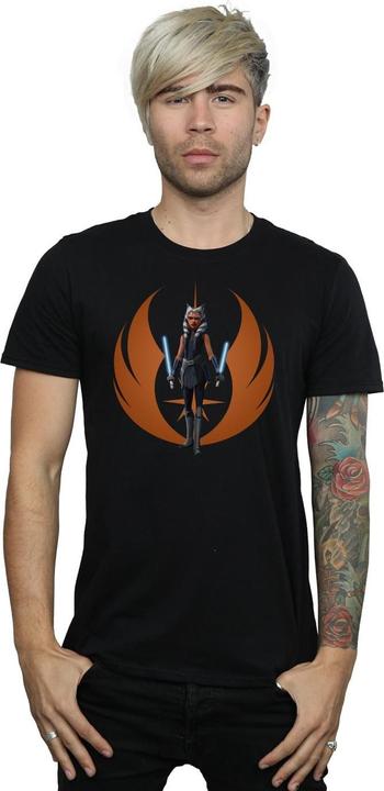 Immagine prodotto Star Wars Clone Wars Ahsoka Rebel Pose Maglietta Uomo (4XL)