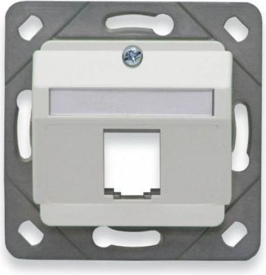 Produktbild Leoni MegaLine Connect 45 und 100 Wanddose UP/50 30° Auslass Variokeystone