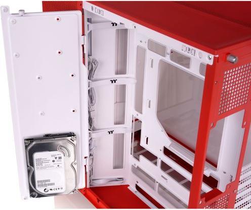 Actual product image Thermaltake View 380 XL TG ARGB Flaming Orange (ATX, mATX, Mini-ITX)