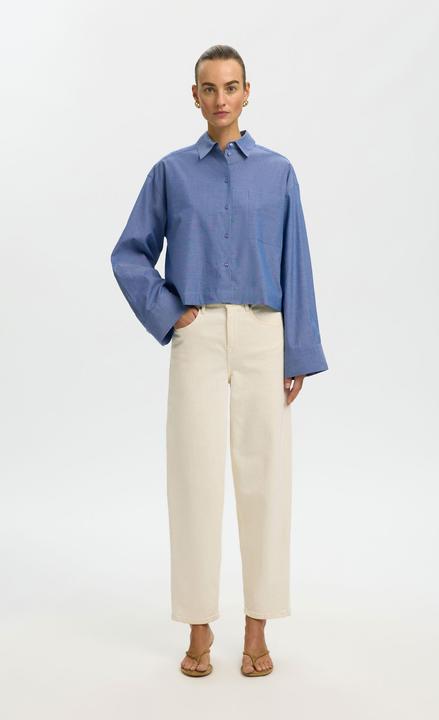 Immagine prodotto Selected Baumwoll Crop-Bluse (38)