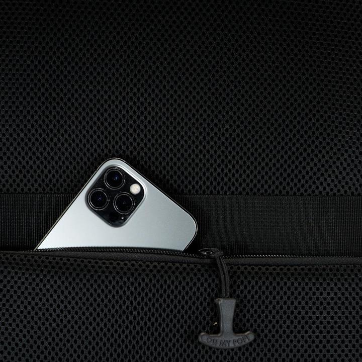 Actual product image Oh My Pop! Mesh Backpack Cyan Neon