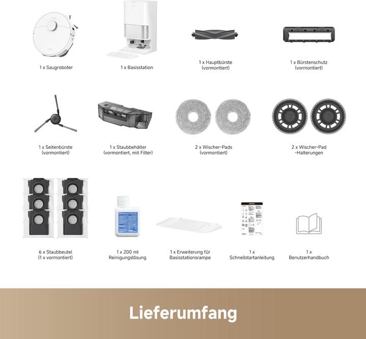 Actual product image Dreame L10s Ultra Gen 3 (25000 Pa, Wiping pads (rotating))